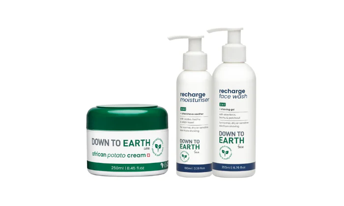 Down To Earth Shaving & Dry Skin Remedy Bundle