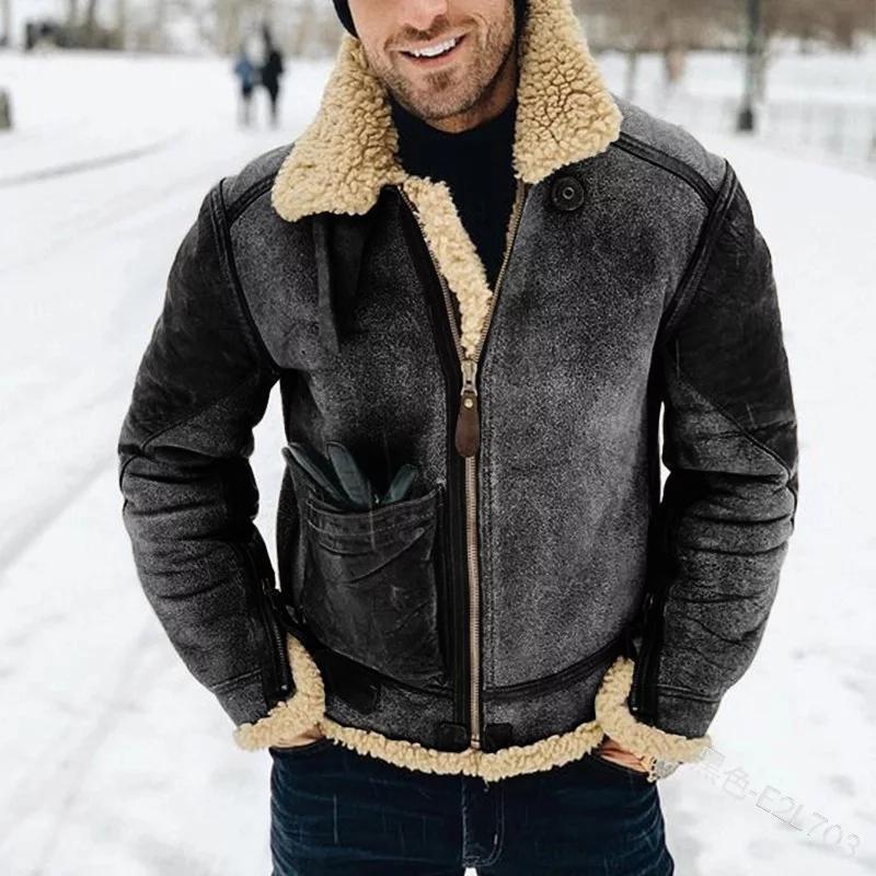Men's Faux Leather Jacket - Image 6