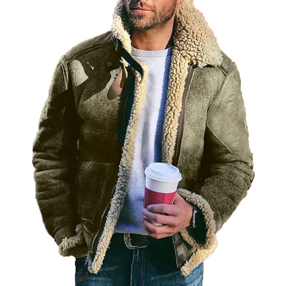 Men's Faux Leather Jacket - Image 7