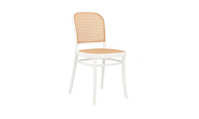 MFurn Classic Stackable Rattan Dining Chair – Natural Handwoven Cane Seat & Backrest - Image 2