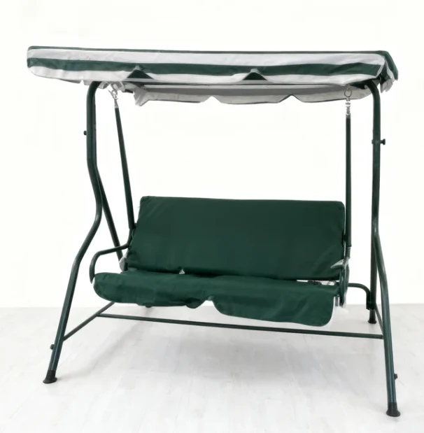MFurn 3 Person Garden Swing Chair With Canopy & UV Protection - Image 3