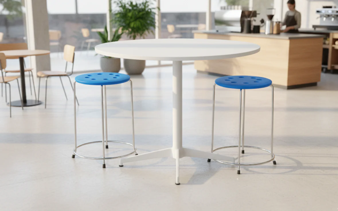 MFurn PopStack Stool - Modern Colorful Stackable Seating
