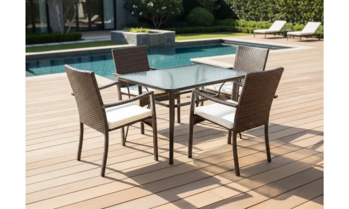 MFurn Studio 5-Piece Outdoor Patio Dining Set