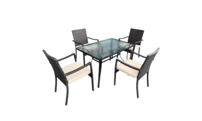 MFurn Studio 5-Piece Outdoor Patio Dining Set - Image 2