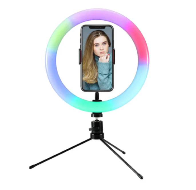 Mobile Ring Light - 25cm Multi Colour RGB - Image 4