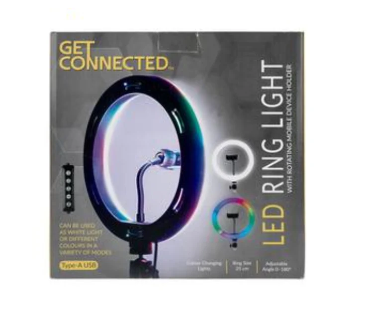 Mobile Ring Light - 25cm Multi Colour RGB - Image 5