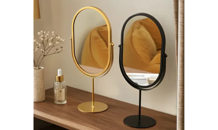 Modern Minimalistic Desktop Makeup Vanity Mirror