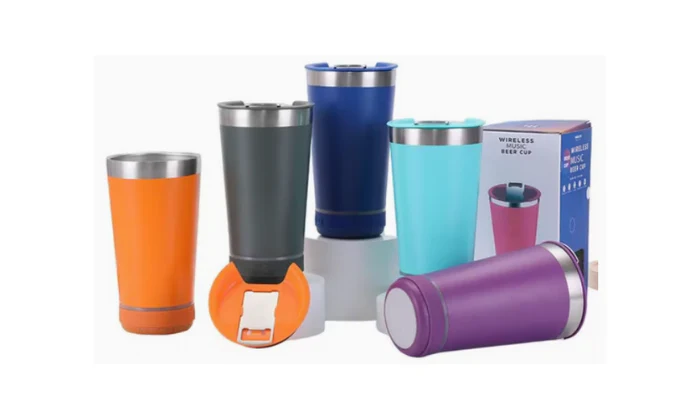 MTech LED Stainless Steel Wireless Music Drinks Cup - 473ml