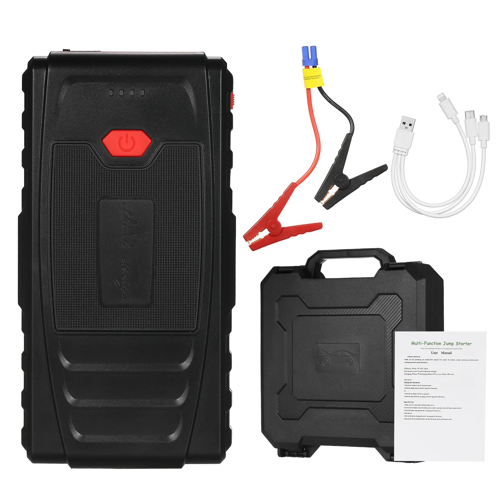 Multi-Function Portable Car Battery Jump Starter Power Bank - Image 4