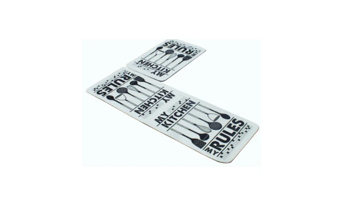My Rules Kitchen Mat - 2pc