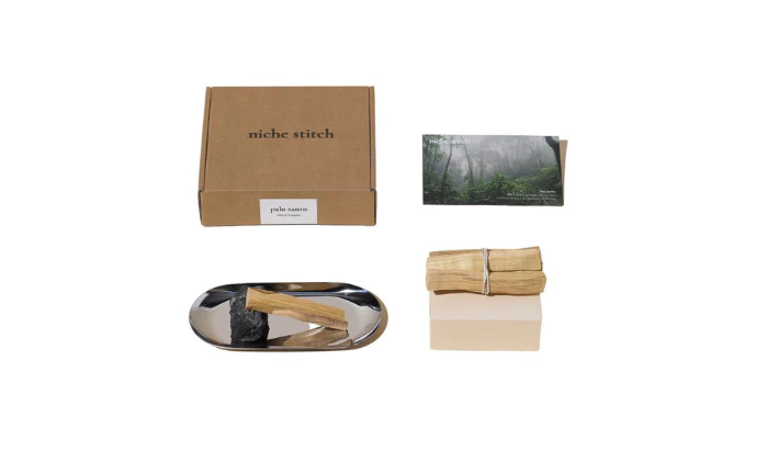 Niche Stitch - Palo Santo Incense Gift Set - Wood Sticks