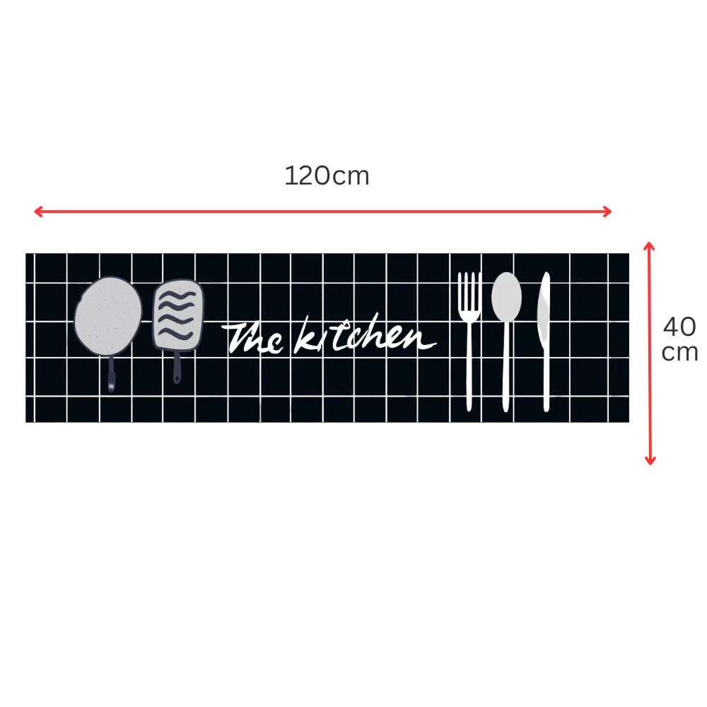 Non - Slip Kitchen Mat - 40*120cm - Various Designs - Image 14