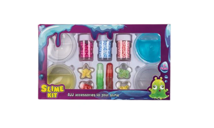 Slime Diy W/Accessories 13Pc