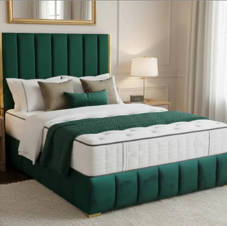 Nu Dekor Aemilia Bed Base & Headboard - Image 2