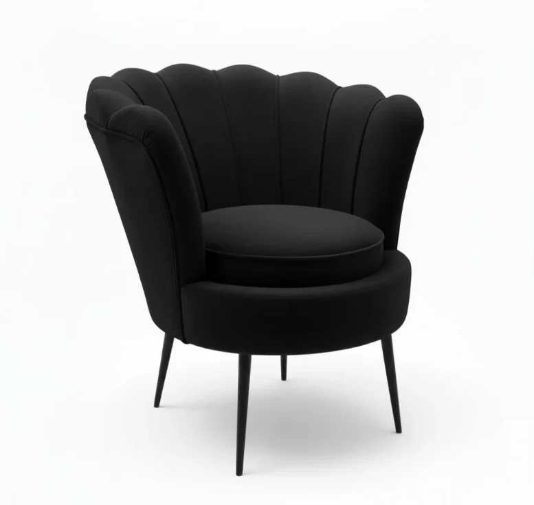 Nu Dekor Daisy Velvet Occasional Chair - Image 2