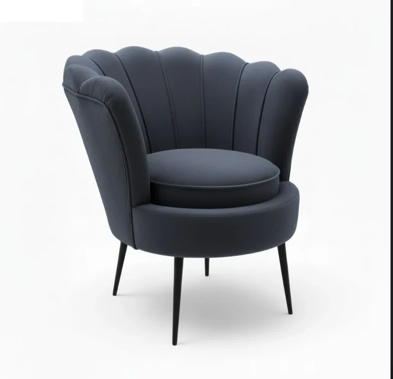 Nu Dekor Daisy Velvet Occasional Chair - Image 3