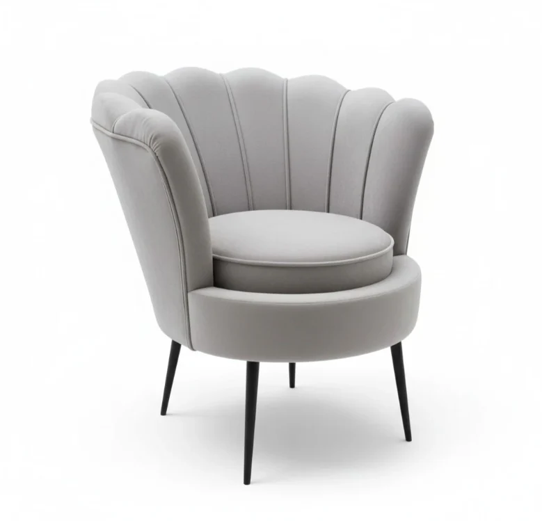 Nu Dekor Daisy Velvet Occasional Chair - Image 4