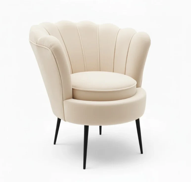 Nu Dekor Daisy Velvet Occasional Chair - Image 5
