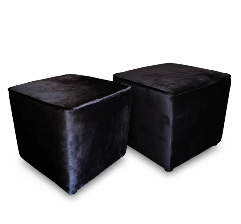 Nu Dekor Square Ottoman Stool - Set Of 2 - Image 2