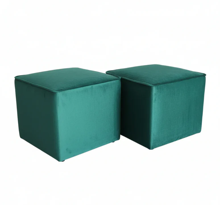 Nu Dekor Square Ottoman Stool - Set Of 2 - Image 9
