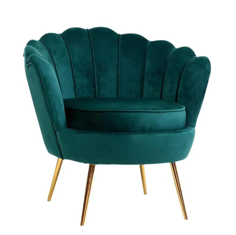 Nu Dekor Tulip Velvet Single Seater Chair - Image 11