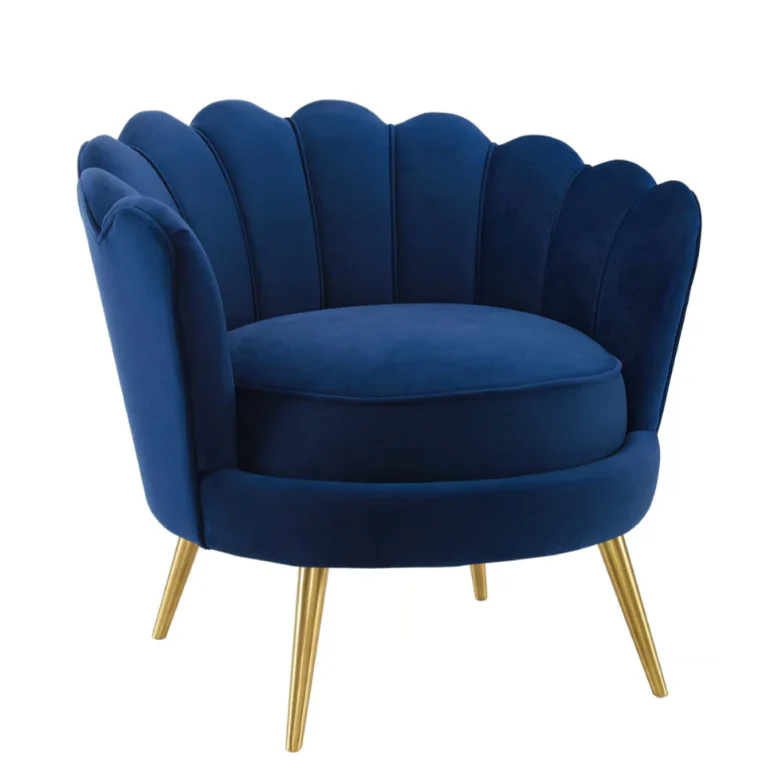 Nu Dekor Tulip Velvet Single Seater Chair - Image 12