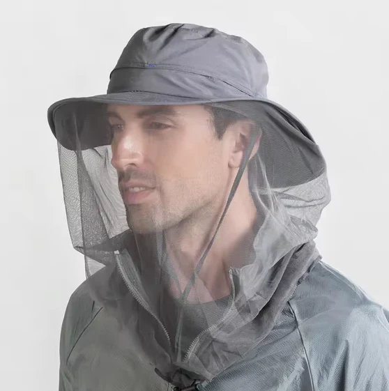 Wilderness Guard Hat – Anti-Mosquito Net with Sun Protection - Image 10