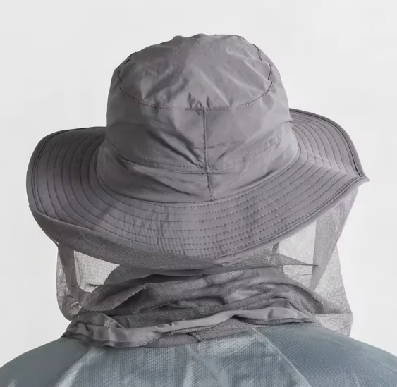 Wilderness Guard Hat – Anti-Mosquito Net with Sun Protection - Image 12