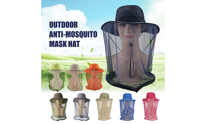 Wilderness Guard Hat – Anti-Mosquito Net with Sun Protection - Image 2