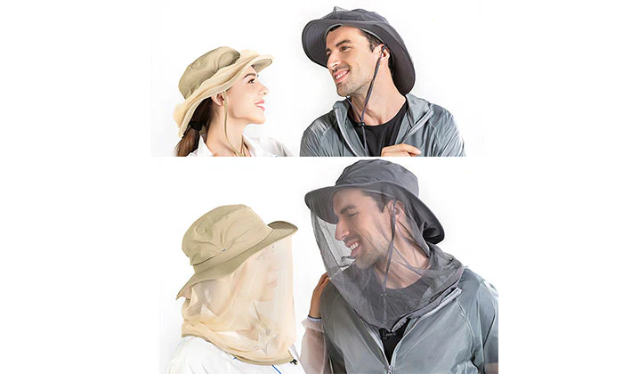 Wilderness Guard Hat – Anti-Mosquito Net with Sun Protection - Image 3