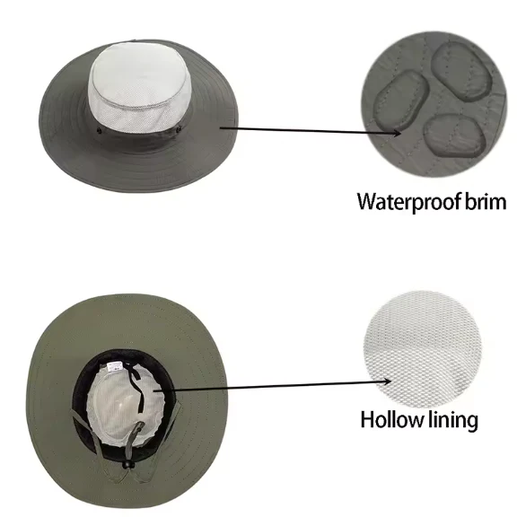 Wilderness Guard Hat – Anti-Mosquito Net with Sun Protection - Image 9