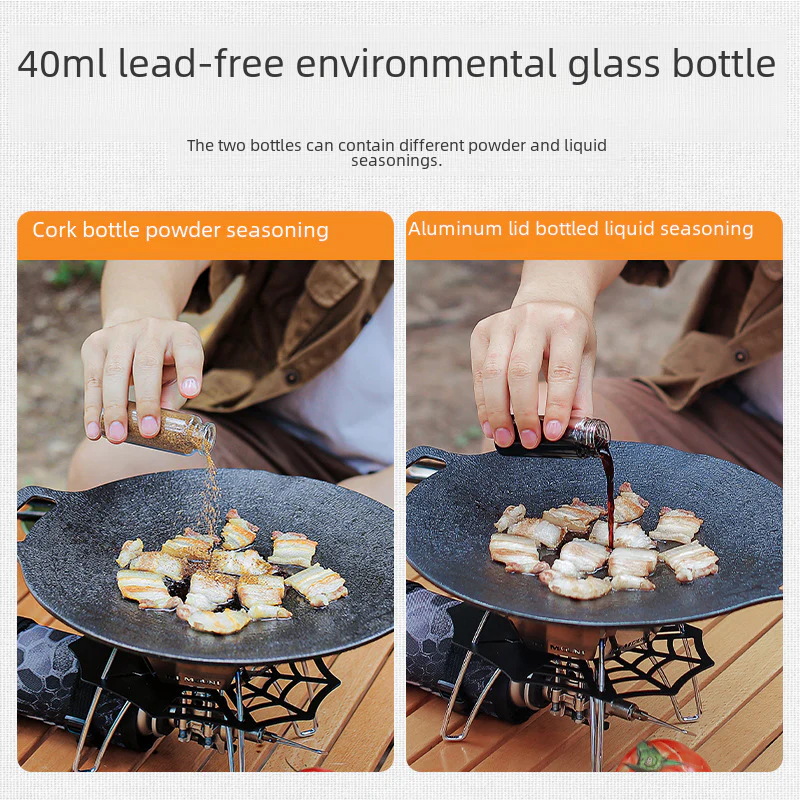 Portable Outdoor Condiment Bottle Set - Image 4