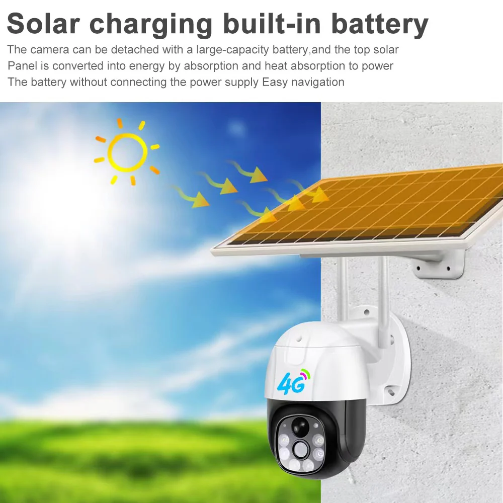 Full HD 1080p Outdoor Solar Wi-Fi & 4G Camera - Image 3