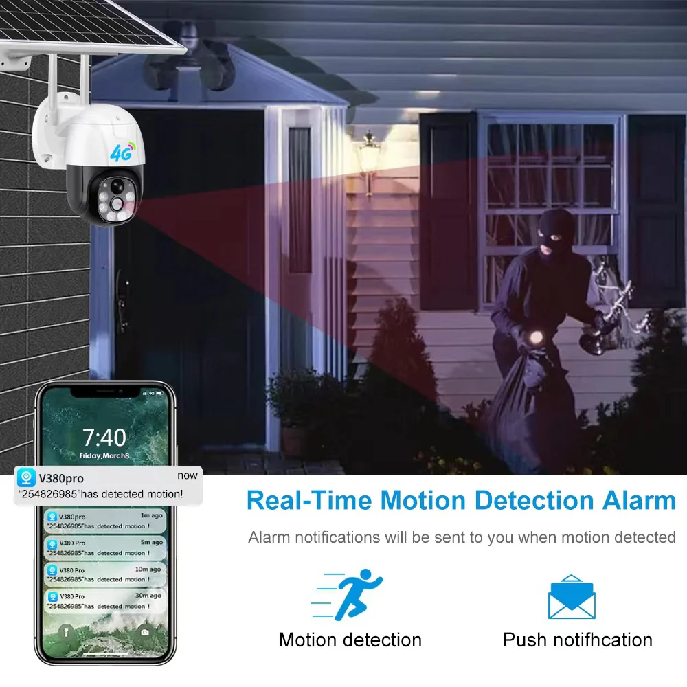 Full HD 1080p Outdoor Solar Wi-Fi & 4G Camera - Image 9