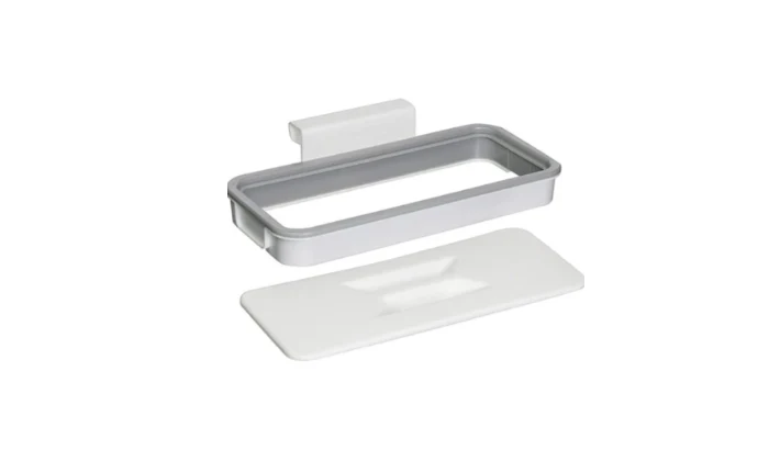 Over Door Trash Bag Holder With Lid