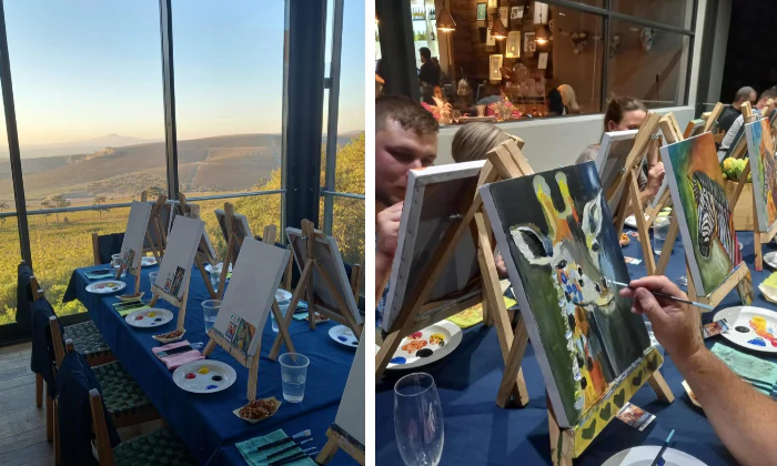 Painting Social Event for 2 including Light Lunch with Paint and Pretzels - Image 3