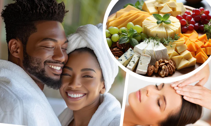 Pamper Package with Welcome Drink and Snacks or Cheese Platter at Venus Wellness Spa