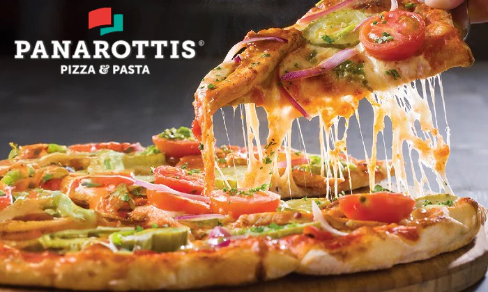 Panarottis Mega Family Feast for 4 – Large Pizzas + Desserts + 1L Coke at Panarottis Express Salt Food Market