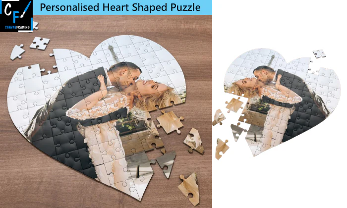 Personalised Heart Shaped Puzzle