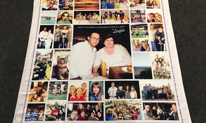 Personalised polar fleece blanket - Image 5