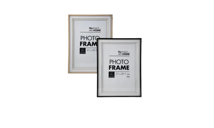 Woodgrain Plastic Picture Frame 21x29cm