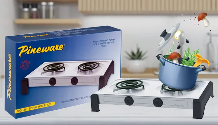 Pineware Double Spiral Hotplate - Image 2