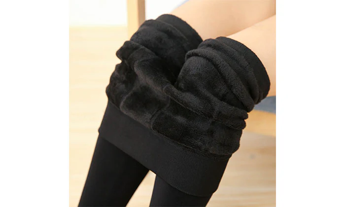 HeatHugger Velvet Thermal Leggings - Image 2