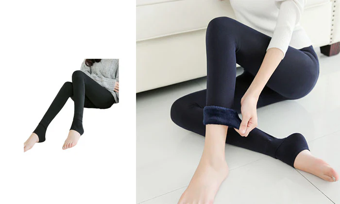 HeatHugger Velvet Thermal Leggings - Image 3