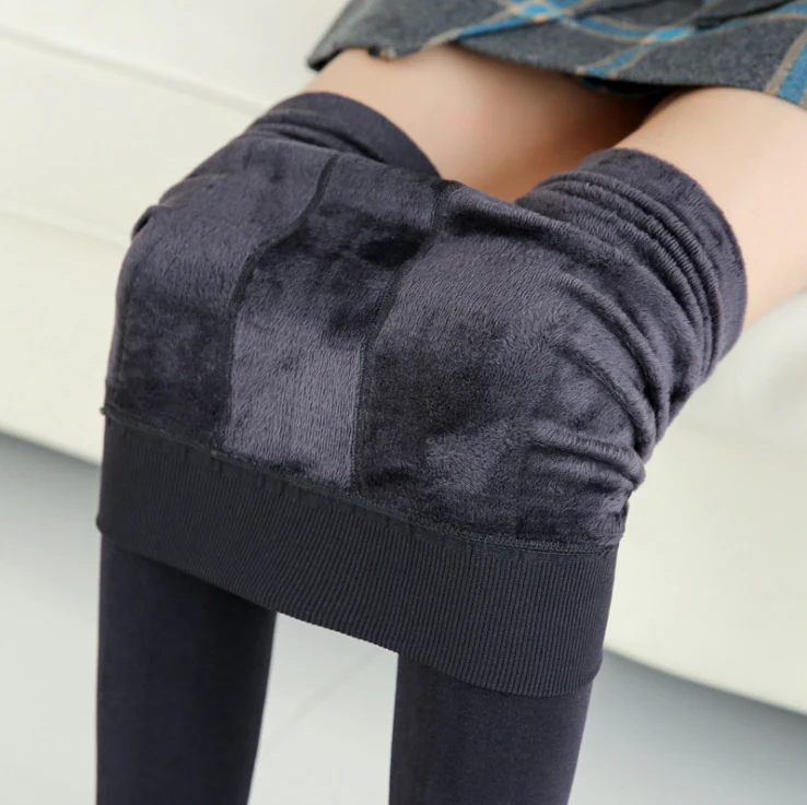 HeatHugger Velvet Thermal Leggings - Image 4