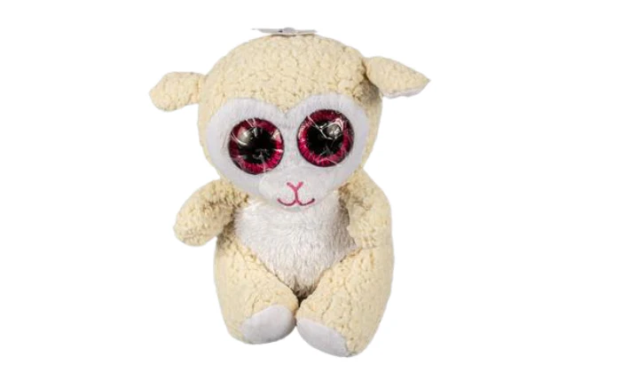 Plush Animal Sheep with Big Eyes – 20cm