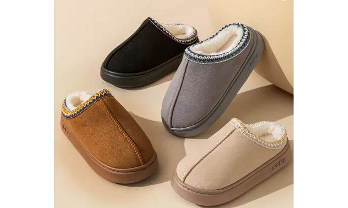 Trendy Plush Ultra Soft Platform Slippers - Image 2