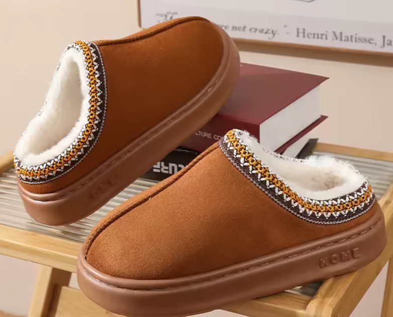 Trendy Plush Ultra Soft Platform Slippers - Image 4