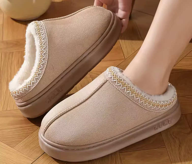 Trendy Plush Ultra Soft Platform Slippers - Image 5