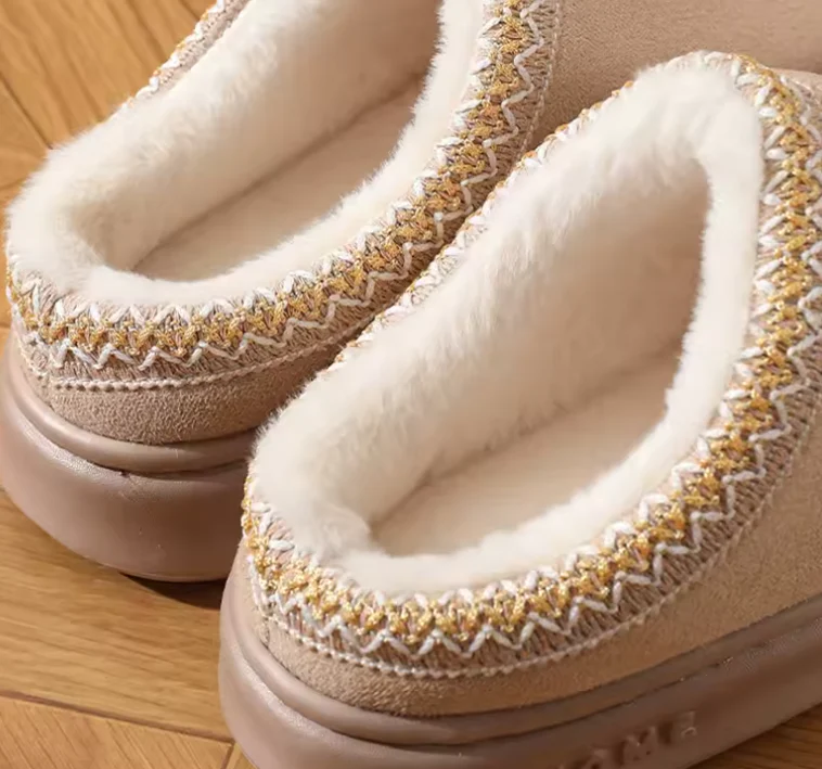 Trendy Plush Ultra Soft Platform Slippers - Image 7